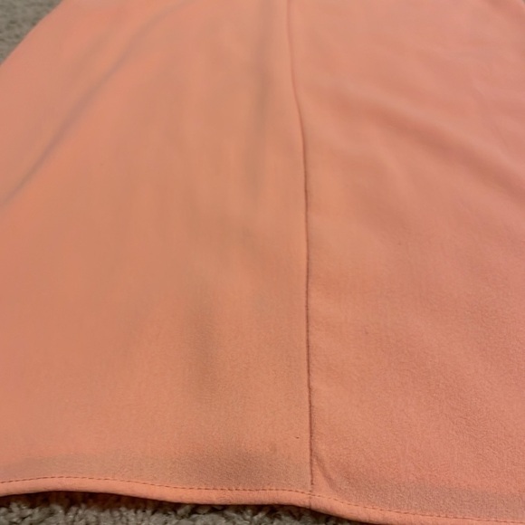 Anthropologie Everly Sleeveless Shift Orange Sherbert Small Dress EUC Lined Zip - Picture 4 of 8